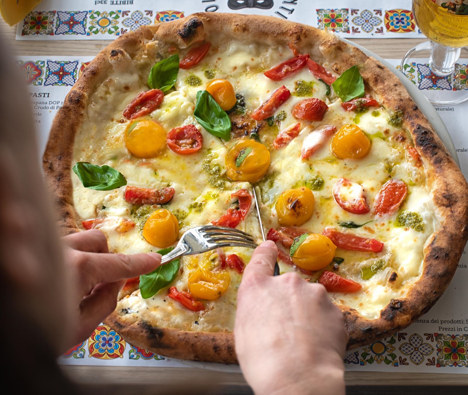 Pizza von Antica Napoli